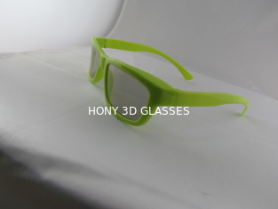 소비되는 영화관 3D 유리 수동적인 안내장은 Eyewear 연약한 구조를 극화했습니다