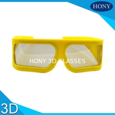 ABS 프레임 플라스틱 원형 편광된 렌즈 3d 극장 안경 큰 크기