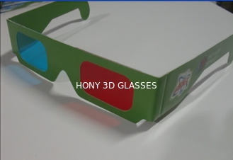 Customied 인쇄지 구조를 가진 빨강과 청록색 입체 사진 3D 유리