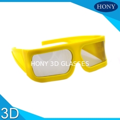 노란 큰 구조 선형 극화된 3D 유리 영화관을 위해 148 * 52 * 155mm