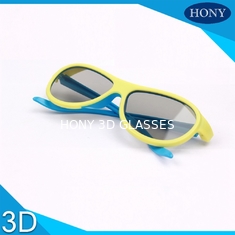 파란/황색 색깔을 가진 성숙한 수동적인 영화관 3D 유리 선형 극화된 렌즈