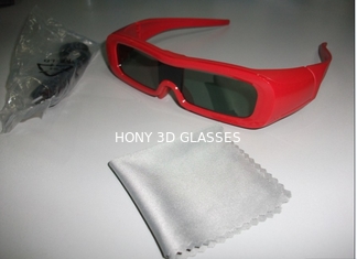 빨강 보편적인 활동적인 셔터 3D 텔레비젼 유리 반응 LCD 렌즈