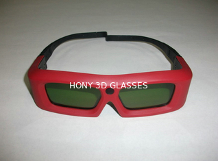 빨간 구조를 가진 높은 투과율 활동적인 3D 유리 배터리 전원을 사용하는 LCD 렌즈