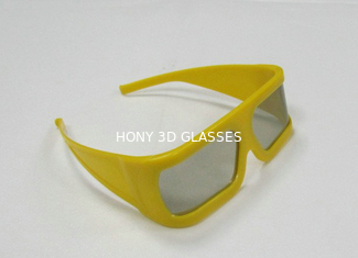 노란 구조 OEM ODM를 가진 극화된 플라스틱 빨간 청록색 3D 영화관 유리