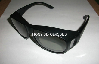 영화를 위한 녹색 선형 극화된 3D 유리 플라스틱 Eyewear
