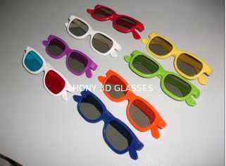선형 극화된 렌즈, 안전 및 안락한에 아이들 3D 유리 착용하기 위하여
