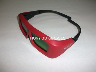 120Hz VR 빨간 DLP 연결 CR2032 리튬 전지를 가진 활동적인 셔터 3D 텔레비젼 유리 0.7ma