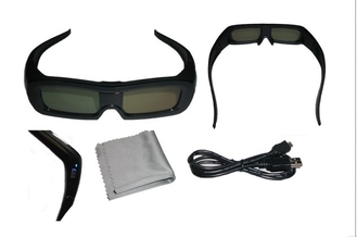 극화된 효력 보편적인 활동적인 셔터 3D 유리 Bluetooth 120Hz