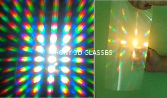 플라스틱 구조 okulary 무지개 3d 불꽃 놀이 유리는 0.06mm 레이저 렌즈를 귀여워합니다