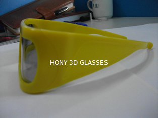 노란 구조 OEM ODM를 가진 극화된 플라스틱 빨간 청록색 3D 영화관 유리