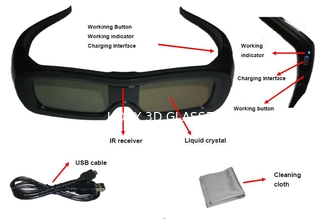 관례 Panasonic 텔레비젼 OEM ODM를 위한 보편적인 활동적인 셔터 3D 유리